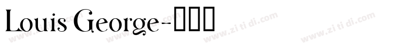 Louis George字体转换